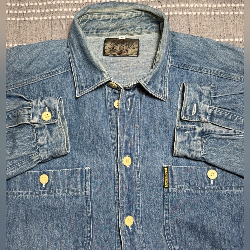 ARMANI JEANS Vintage Denim Shirt - Picture 8 of 8